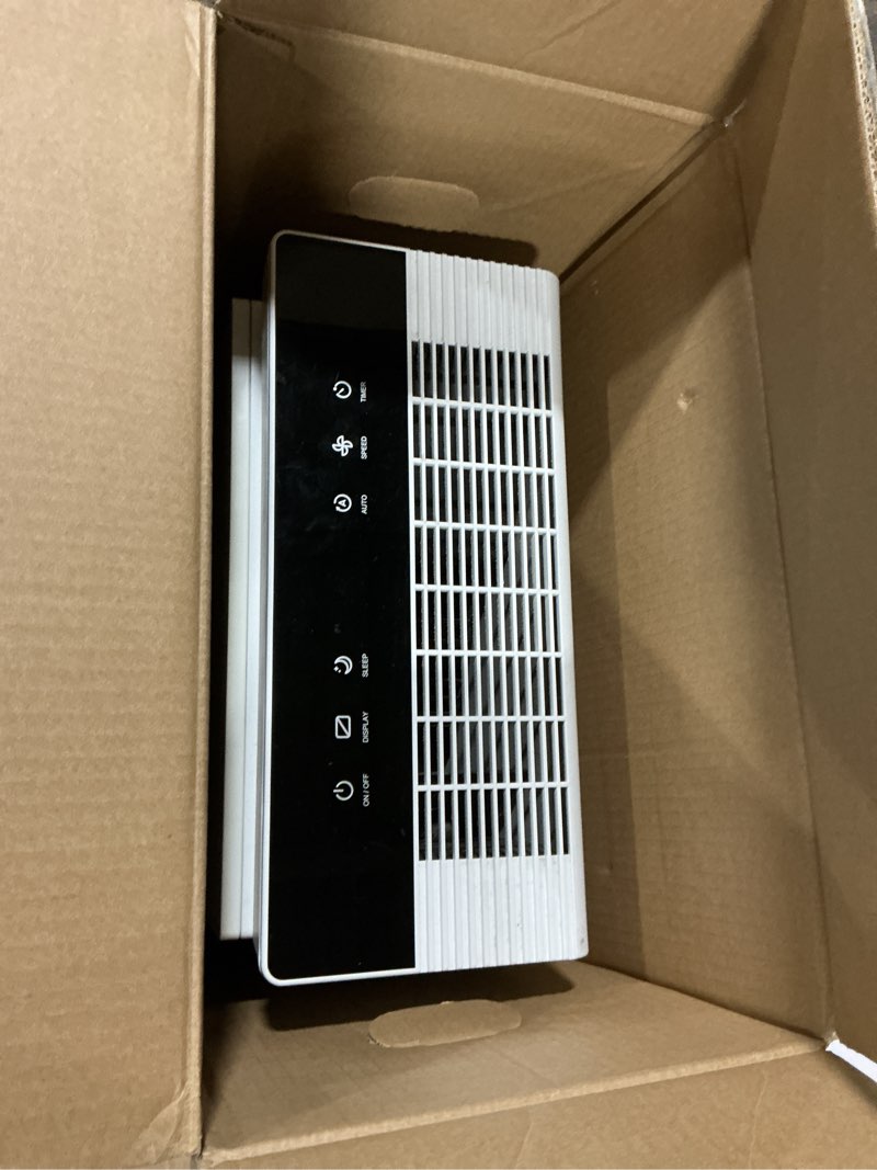 Condition photo showing As Is for LEVOIT Air Purifiers for Home Large Room Up to 1875 Ft² with Washable Pre-Filter, AHAM VERIFIDE, Air Quality Monitor, HEPA Sleep Mode for Allergies, Pet Hair in Bedroom, Vital 200S-P, White Air Purifier White