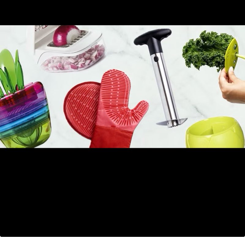assorted kitchen tools and accessories