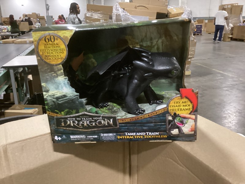 Condition photo showing item condition for DreamWorks Dragons How to Train Your Dragon, Tame & Train Interactive Toothless with 60 Sounds & Reactions, Kids Toys for Boys & Girls Ages 4 & up
