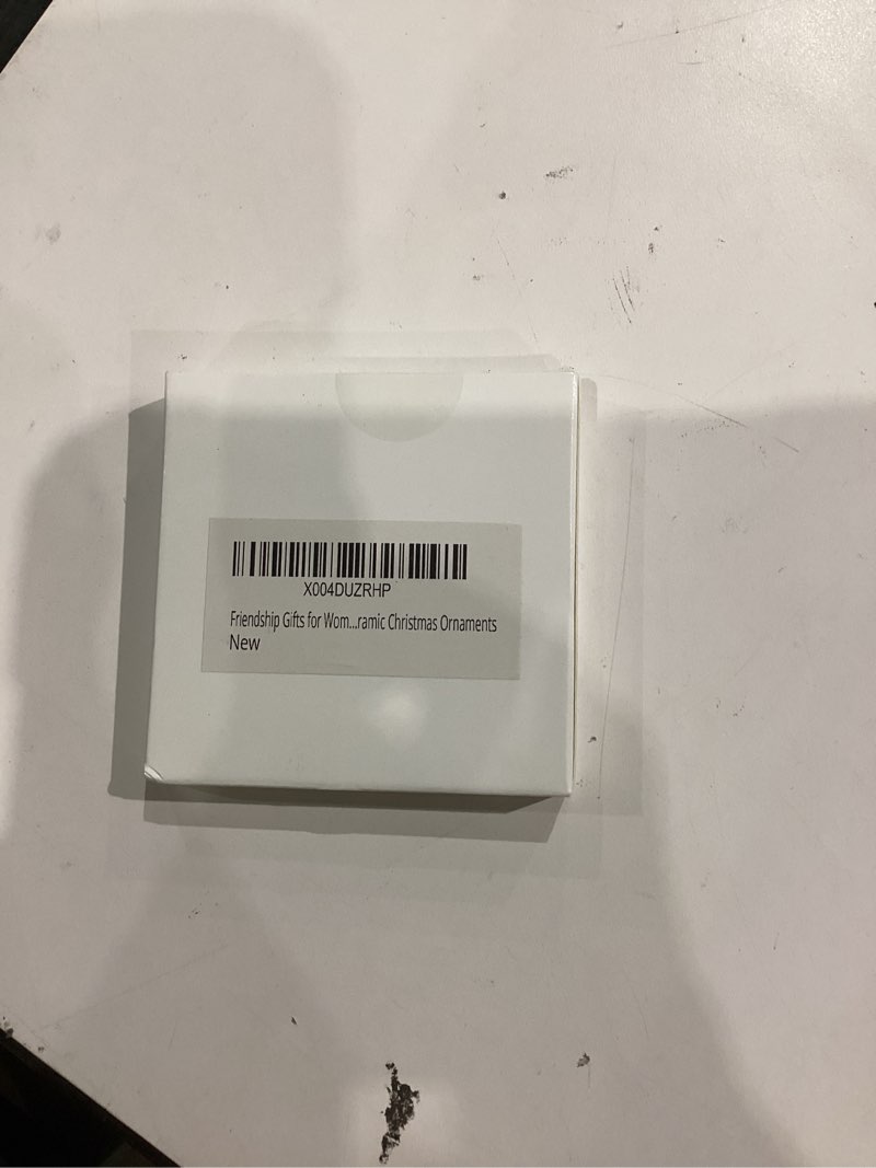 Condition photo showing New/Like New for Friendship Gifts for Women, Best Friend, Funny, Work Besties, Sister, Friend Ornaments for Women, Ceramic Christmas Ornaments Laugh a Little