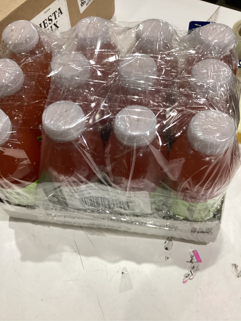 Condition photo showing As Is for vitaminwater Refresh Tropical Mango Nutrient Enhanced Flavored Water Beverage, 20 fl oz Bottles, 12 Pack Refresh Tropical Mango 20 fl oz (Pack of 12)