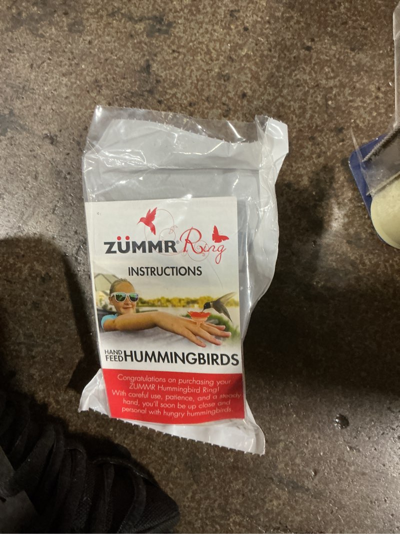 Condition photo showing New/Like New for (Bidding on 8) (3-Pack) - ZUMMR Hummingbird Ring Feeder (Red  Green and Blue)