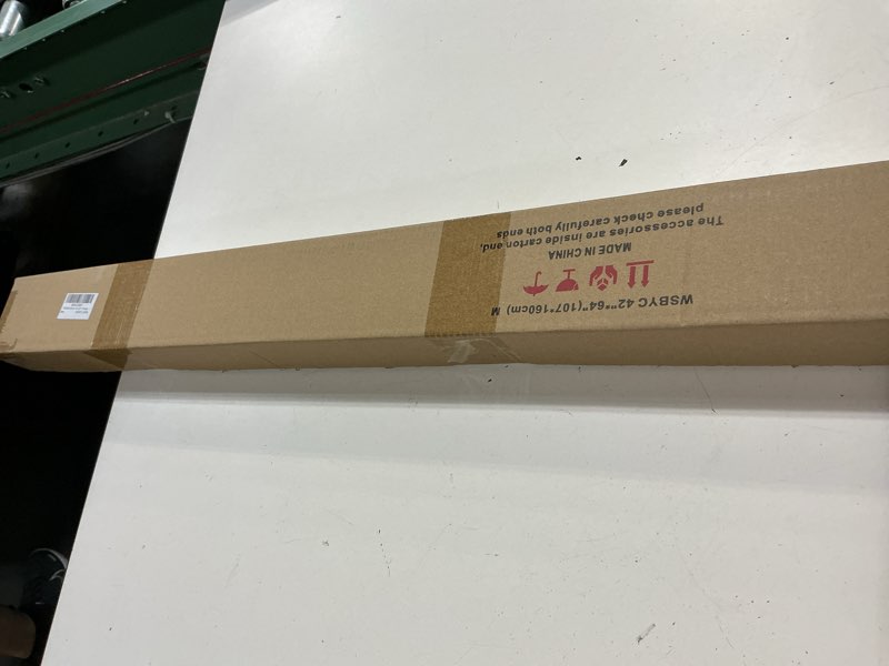 Condition photo showing New/Like New for aluminum mini blinds for windows cordless horizontal window shades for light adjustment, metal venetian blinds waterproof for bedroom, bathroom, 42" w x 64" h, beige beige 42"w x 64"h