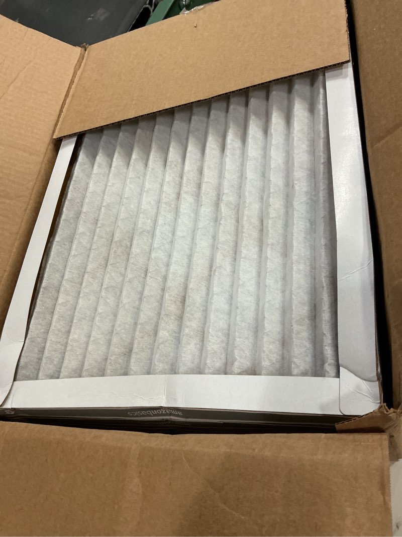Condition photo showing New/Like New for amazon basics 14x20x1 air filter, merv 8 ac furnace filters, allergy control, electrostatic, removes dust pollen and lint, 6-pack (actual size: 13.75" x 19.75" x 0.75") 14x20x1 merv 8