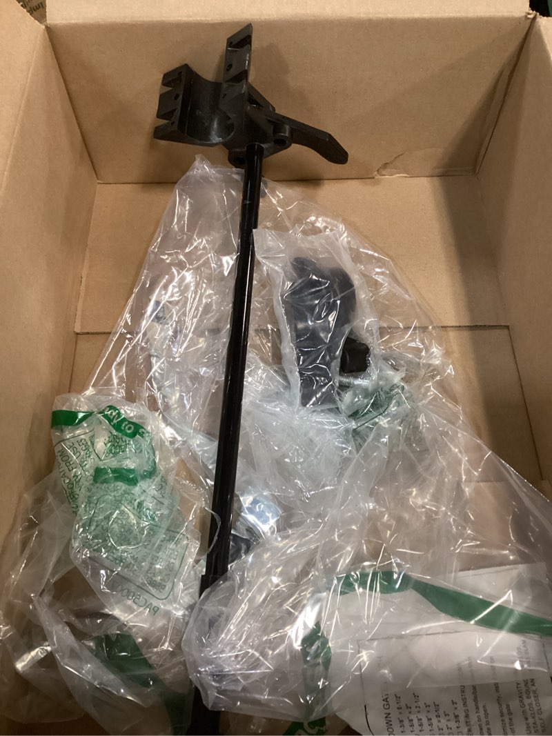 Condition photo showing Good Condition for auto pool gate latch – chain link child safety pool latch for 1-5/8" gate frames & 2-1/2" gate posts, push-style self-latching fence latch spring closer for outdoor pool safety