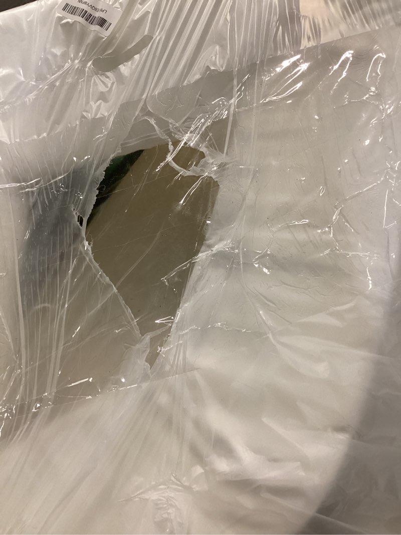 Condition photo showing As Is for white body pillow
