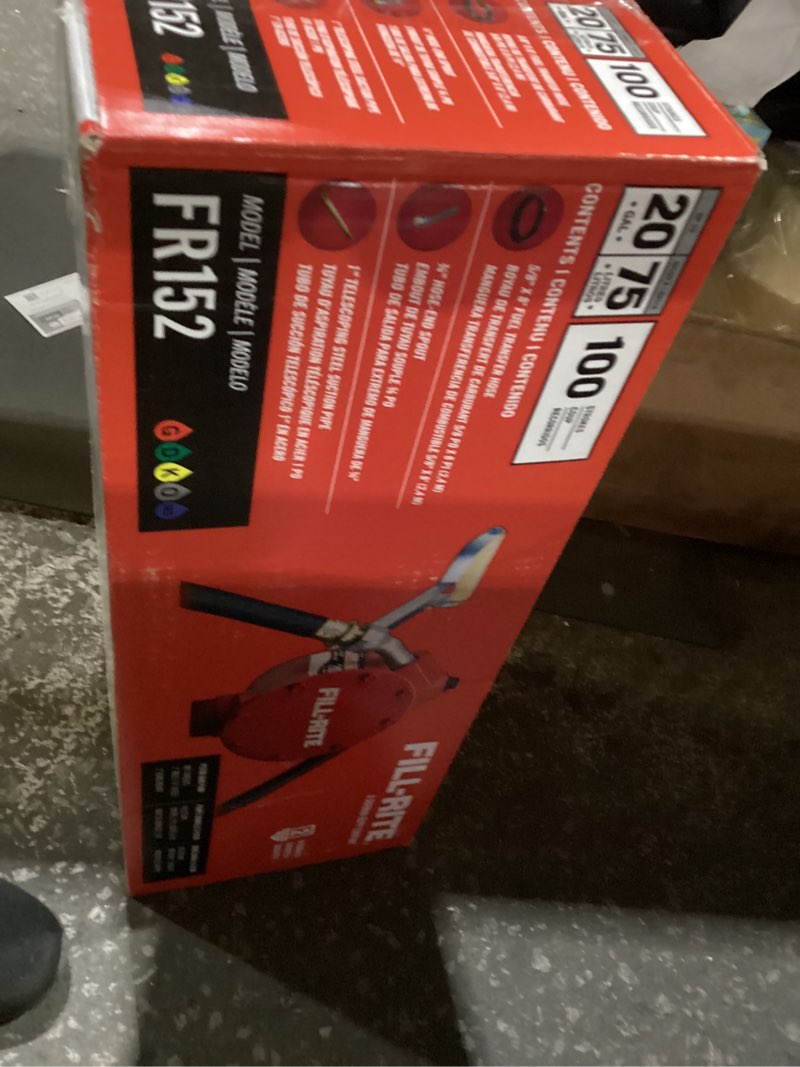Condition photo showing New/Like New for Fill-rite piston hand pump model:fr152