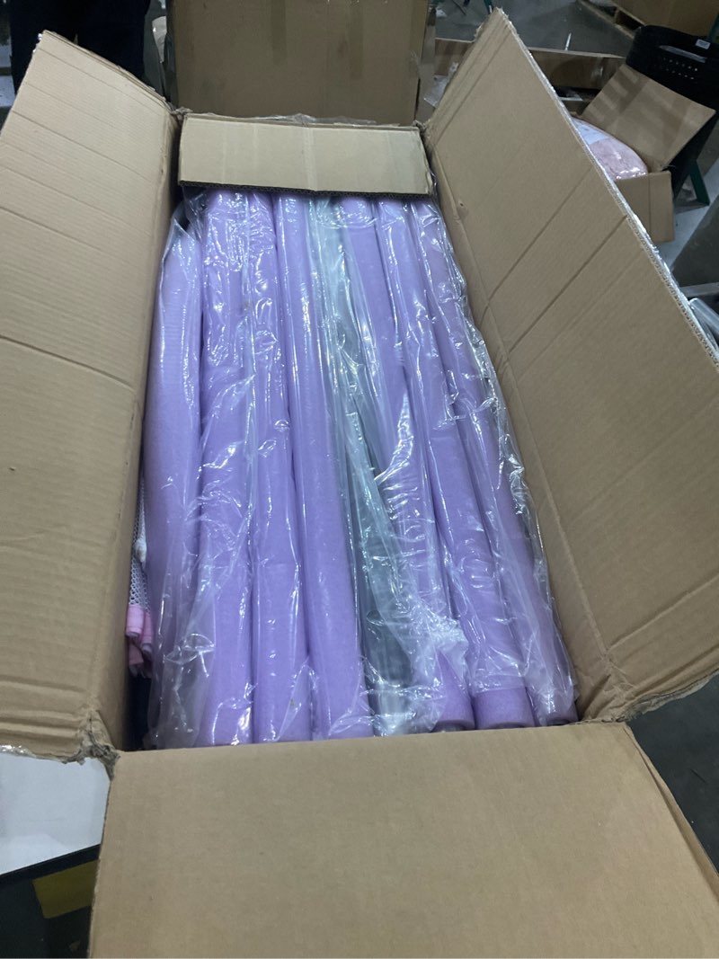 Pink/purple trampoline, kid