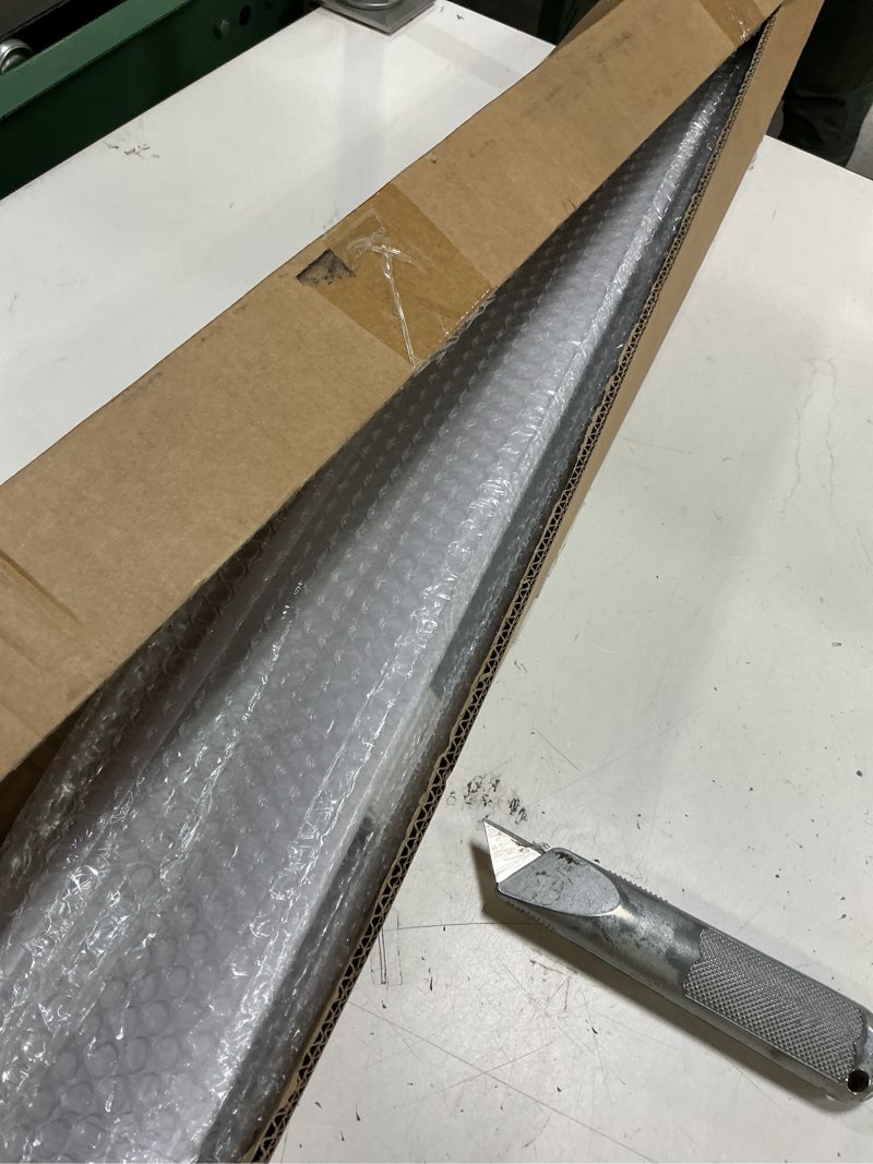 Condition photo showing Good Condition for cordless no drill blackout honeycomb shades - thermal insulation, uv protection, privacy, room darkening, dark grey 34" w x 60" h 34"w x 60"h dark grey