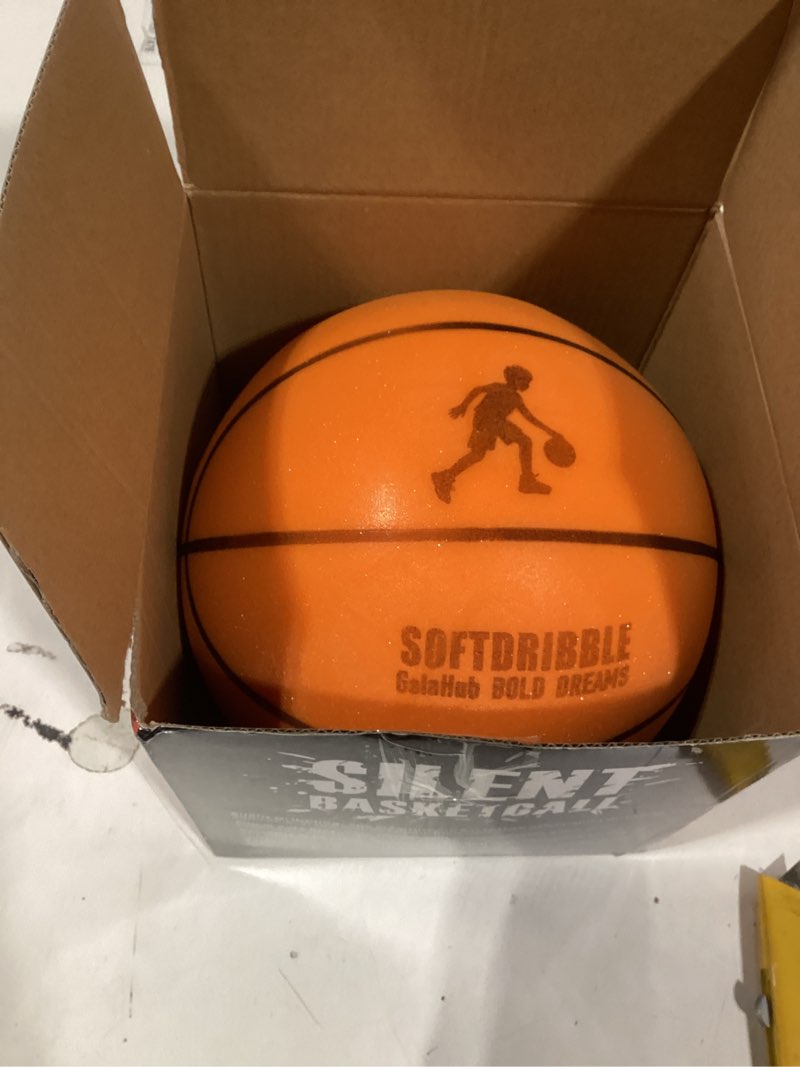 Condition photo showing Good Condition for Silent Basketball Airless Indoor Training Ball 2026 New Upgraded Soft Foam Noiseless Basketball | Soundless Ball for Indoor Training and Quiet Dribbling | Gift for Sport Lover Size-5