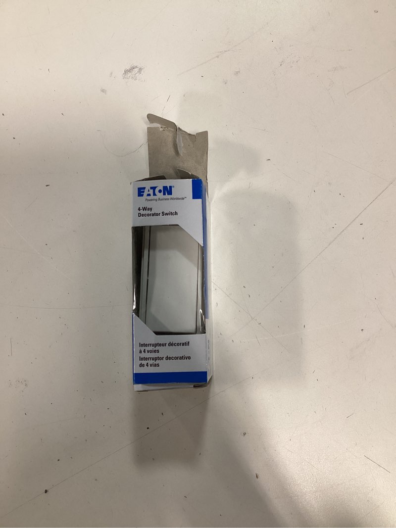 Condition photo showing Good Condition for Eaton 7504W-BX-LW 15-Amp 4-Way Rocker Light Switch