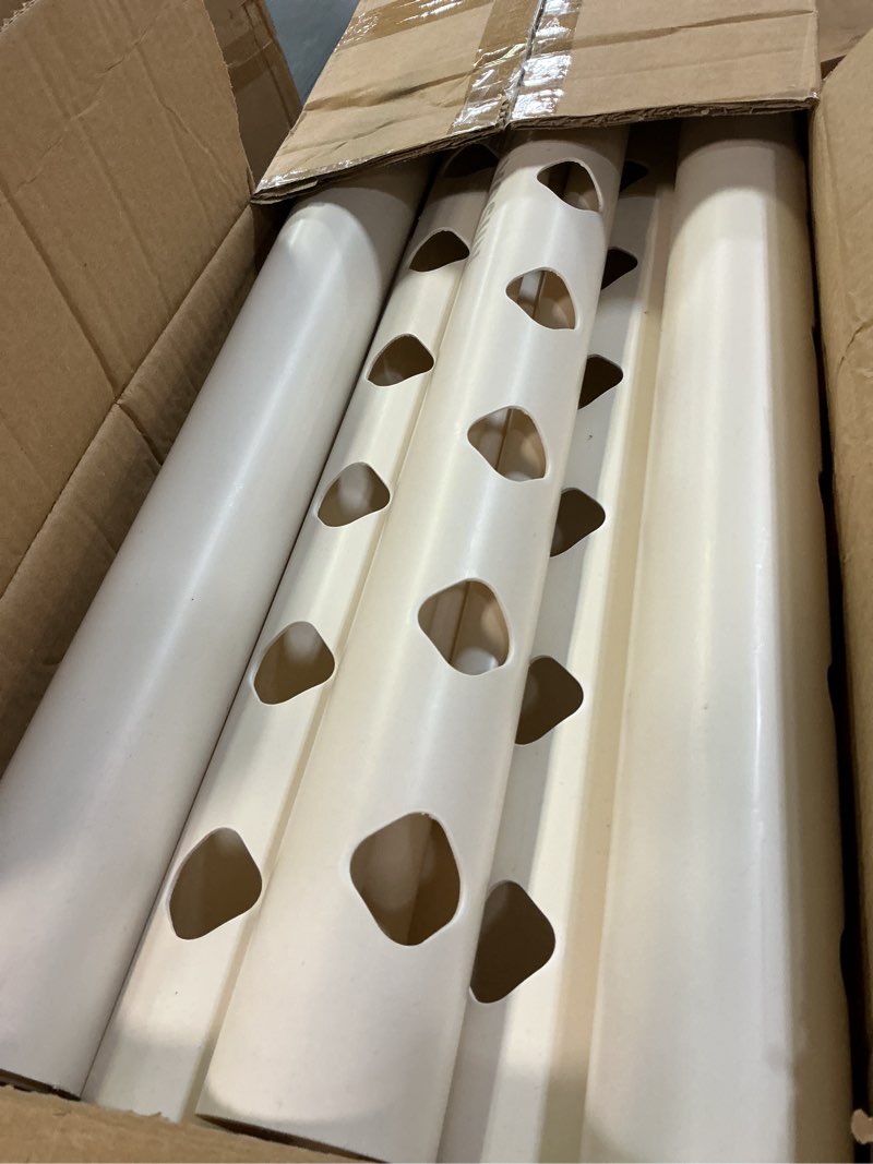 Condition photo showing Good Condition for vivosun hydroponics growing system 108 plant sites, 3 layers 12 food-grade pvc-u pipes gardening system grow kit with water pump timer, nest basket and sponge for leafy vegetables