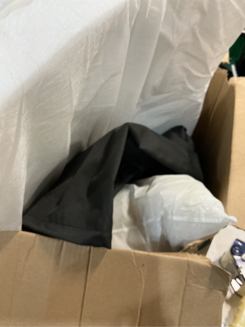 Condition photo showing Good Condition for seat and back cushion for outdoor patio furniture black (similar to stock photo)