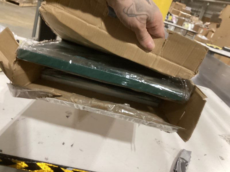 Condition photo showing As Is for LUDUHU Turquoise Orchid Flowers Canvas Print - Abstract Green Floral Poster, Blue Wall Art Painting Decor for Home Decoration Artwork Picture Bedroom Green Floral (A,Oversize 60x30inch)