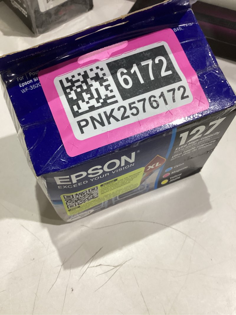 Condition photo showing Good Condition for Epson - 127 XL 3-Pack High-Yield Ink Cartridges - Cyan/Magenta/Yellow