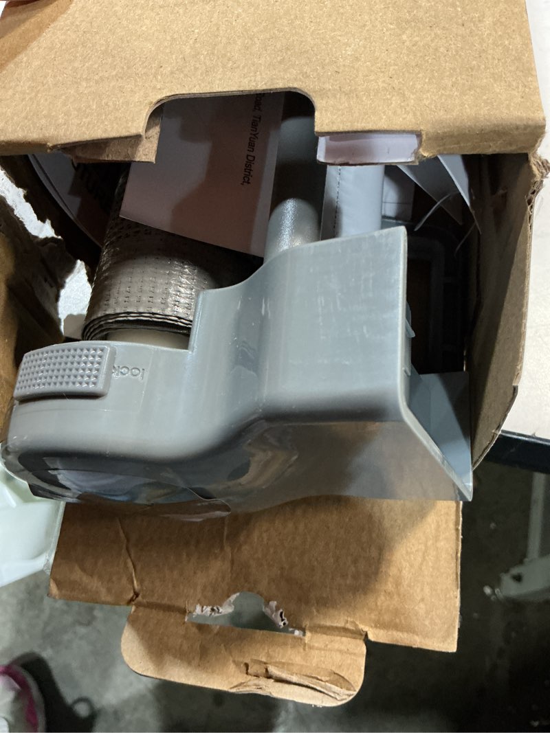 Condition photo showing Good Condition for Reinforced 28-Inch Tall Retractable Baby Gates for Doorways, Walk Through Pet Gate for Stairs, Short Baby Gate with Support Rods, 55 Inch Wide Mesh Gate Retractable Gate Small Dog Gate, Gray Gray (28" Tall x 55" Wide)