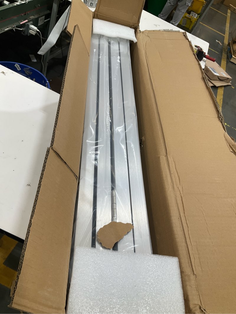 Condition photo showing Good Condition for vnn 7ft wheelchair ramp with 4 support legs, seamless portable aluminum ramps for wheelchairs for home steps & stairs, heavy duty non-slip mobility scooter threshold ramp, 800lbs capacity 7ft (usable height 7-21inch)