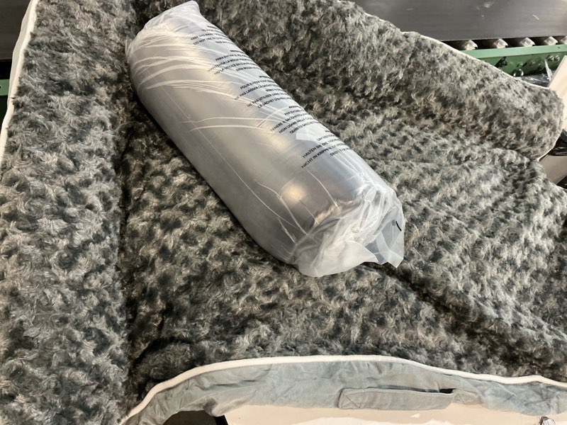 Condition photo showing Good Condition for dog beds large sized dogs, xl orthopedic dog beds for large dogs 42"x30"x7.5", waterproof pet bed with washable cover, l-shaped pet couch with portable handle, grey 42.0"l x 30.0"w x 7.5"th grey