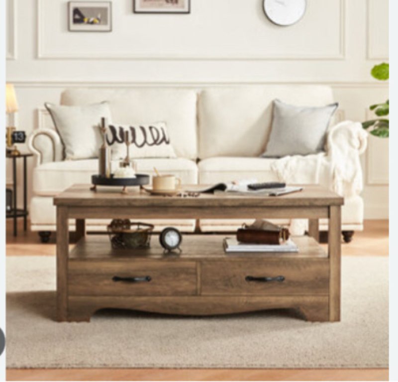 hulett coffee table with storage