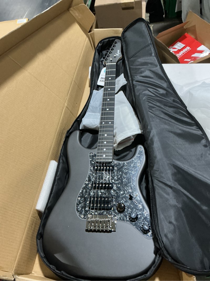 Condition photo showing Good Condition for Enya XMARI Smart Electric Guitar with Built-in DSP Effects, 4 Presets, USB-C OTG Recording, Headphone Output, Custom Ceramic Pickups, Carbon Fiber Body, with Gig Bag, Strap, Cable & Picks
