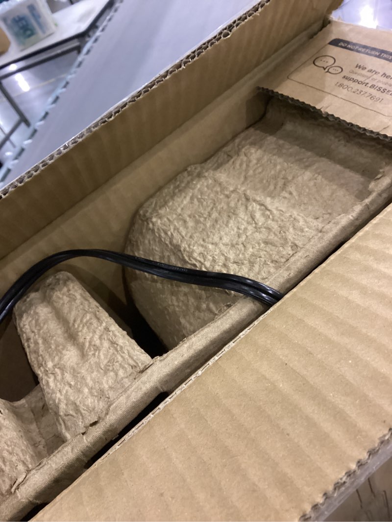 Condition photo showing As Is for BISSELL SpinWave SmartSteam Scrubbing Steam Mop with Rotating Mop Pads