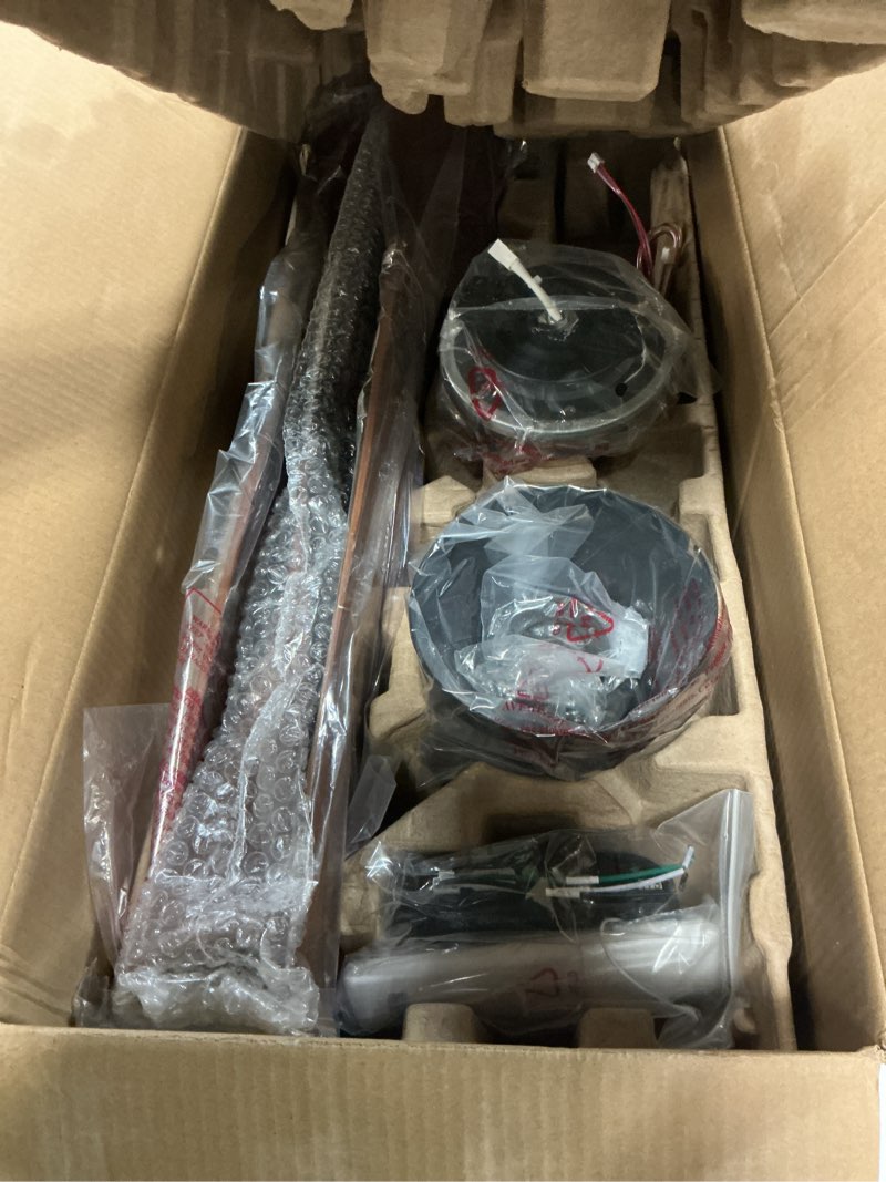 Condition photo showing Good Condition for taloya 52 inch ceiling fans with led lights remote control flush mount low profile for bedroom farmhouse patio outdoor living room kitchen dining room,dc motor,reversible,buzzer on/off,black walnut 52 inch-standard black walnut