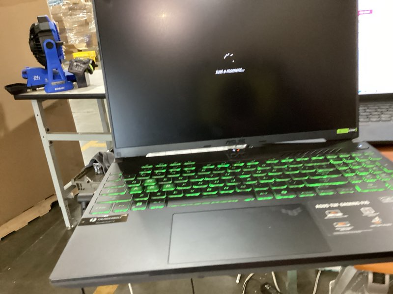 Condition photo showing As Is for asus tuf gaming f16 5050 gaming laptop, intel core i5-13450hx, 16" fhd+ 165hz anti-glare 100% srgb, geforce rtx 5050, 16gb ddr5, 1tb ssd, rgb backlit kb, ir camera, hdmi, windows 11 home, w/bundle black 16gb ram | 1tb ssd