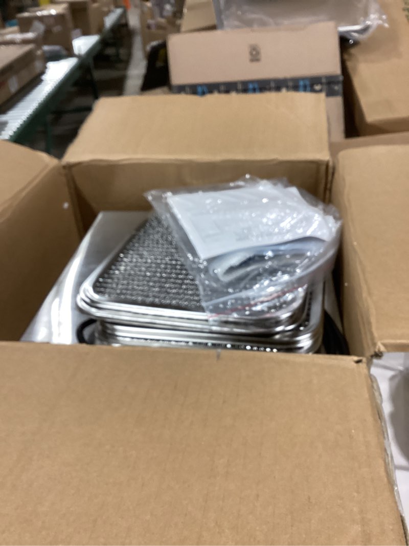 Condition photo showing New/Like New for HOPERAN Food Dehydrator Machine with 12 Stainless Steel Trays – Digital Timer & Adjustable Temp Control for Jerky, Herbs, Fruits | Overheat Protection, BPA-Free, Includes Recipe Book 12 Trays Silver