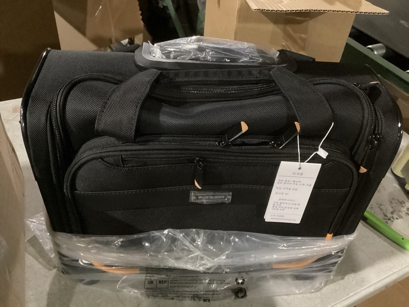 Condition photo showing Good Condition for Ponhog Rolling Laptop Bag, Rolling Briefcase with 4 Spinner Wheels, 13 Inch 1680D Nylon Water Resistant Computer Bag for Men and Women Work Travel, Black Small-13in Black