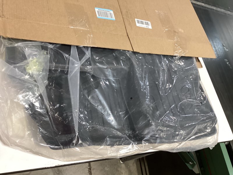 Condition photo showing Good Condition for nikalaika floor mats for 2023 2024 honda pilot all weather protection tpe rubber floor liners for 2023 2024 honda pilot accessories, odorless anti-slip, 1st, 2nd & 3rd row, black