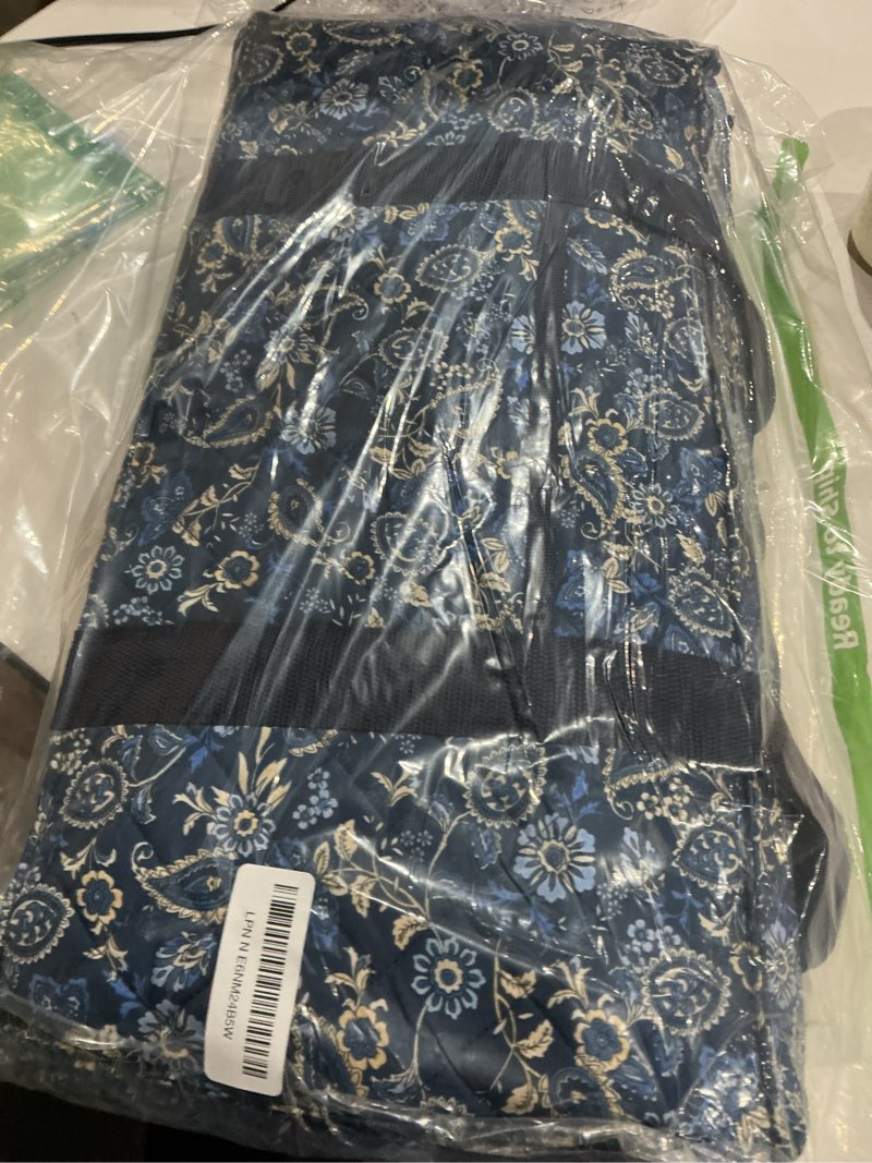 Condition photo showing As Is for jongyance american mahjong set with blue carrying bag, 166 white tiles, 4 all-in-one rack/pushers, mahjong tiles set (ma jong, mah-jongg, majiang)