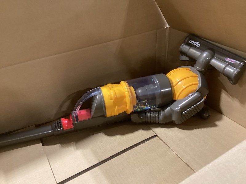 Condition photo showing Good Condition for Casdon Dyson Ball / Miniature Dyson Ball Replica For Children Aged 3+ / With Twist and Turn Action For Realistic Role-Play Fun Grey/Yellow