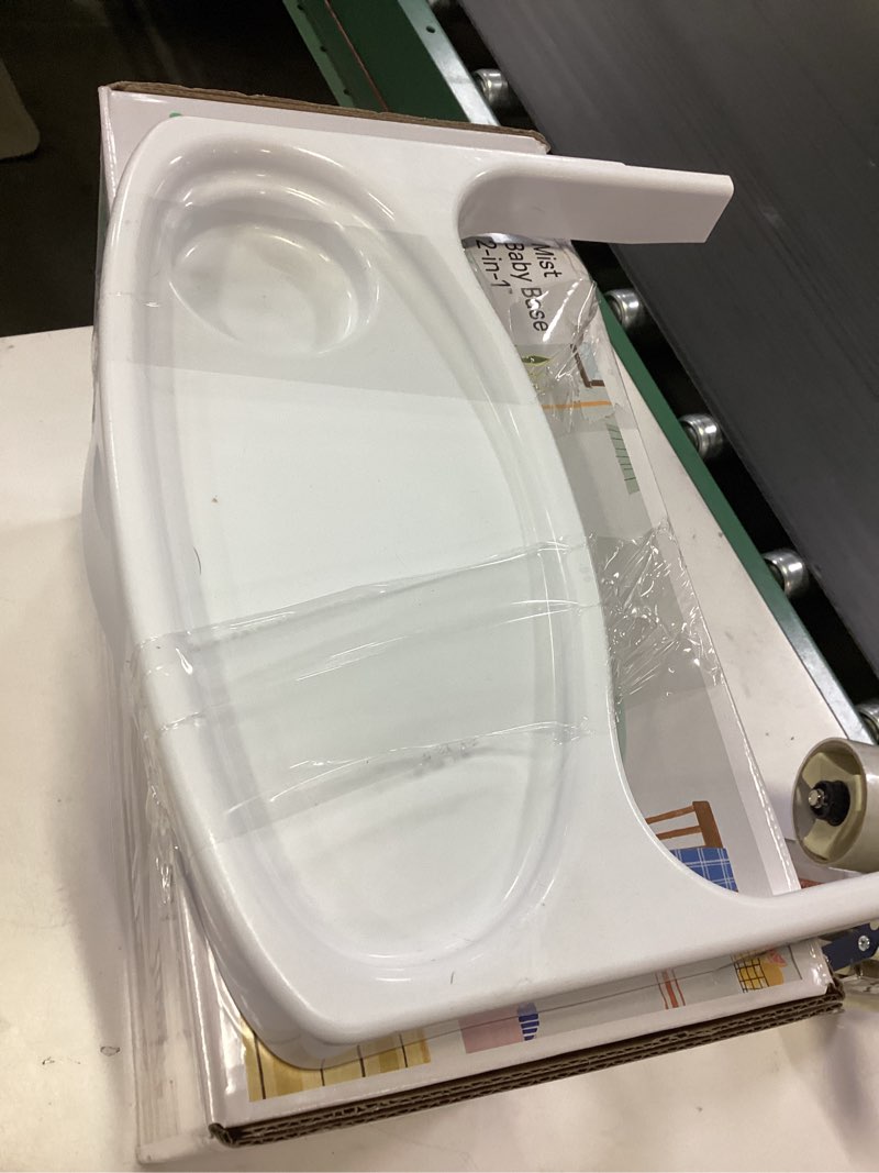 Condition photo showing As Is for Ingenuity Baby Base 2-in-1 Booster Feeding and Floor Seat with Self-Storing Tray - Mist