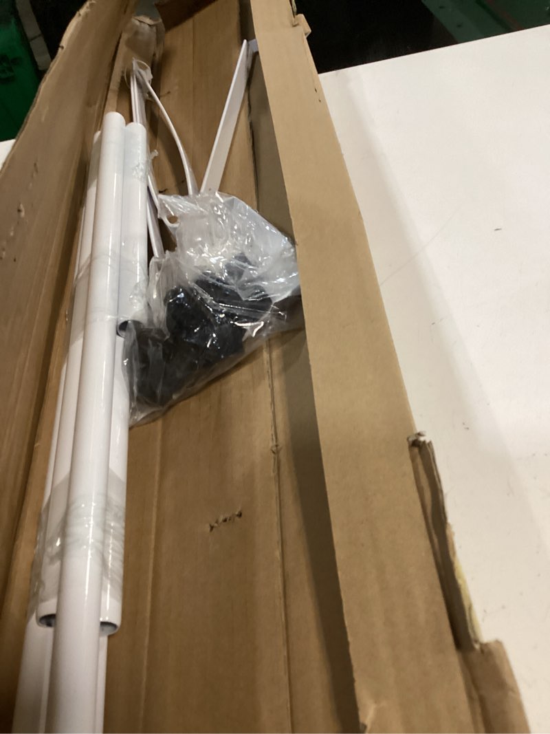 Condition photo showing As Is for hockey gear drying rack for drying and storing adult and child sports metal hockey equipment drying rack-4 additional hanging clips