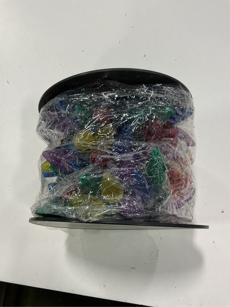 Condition photo showing As Is for Holiday Living 100-count 66-ft Multicolor LED String Christmas Lights