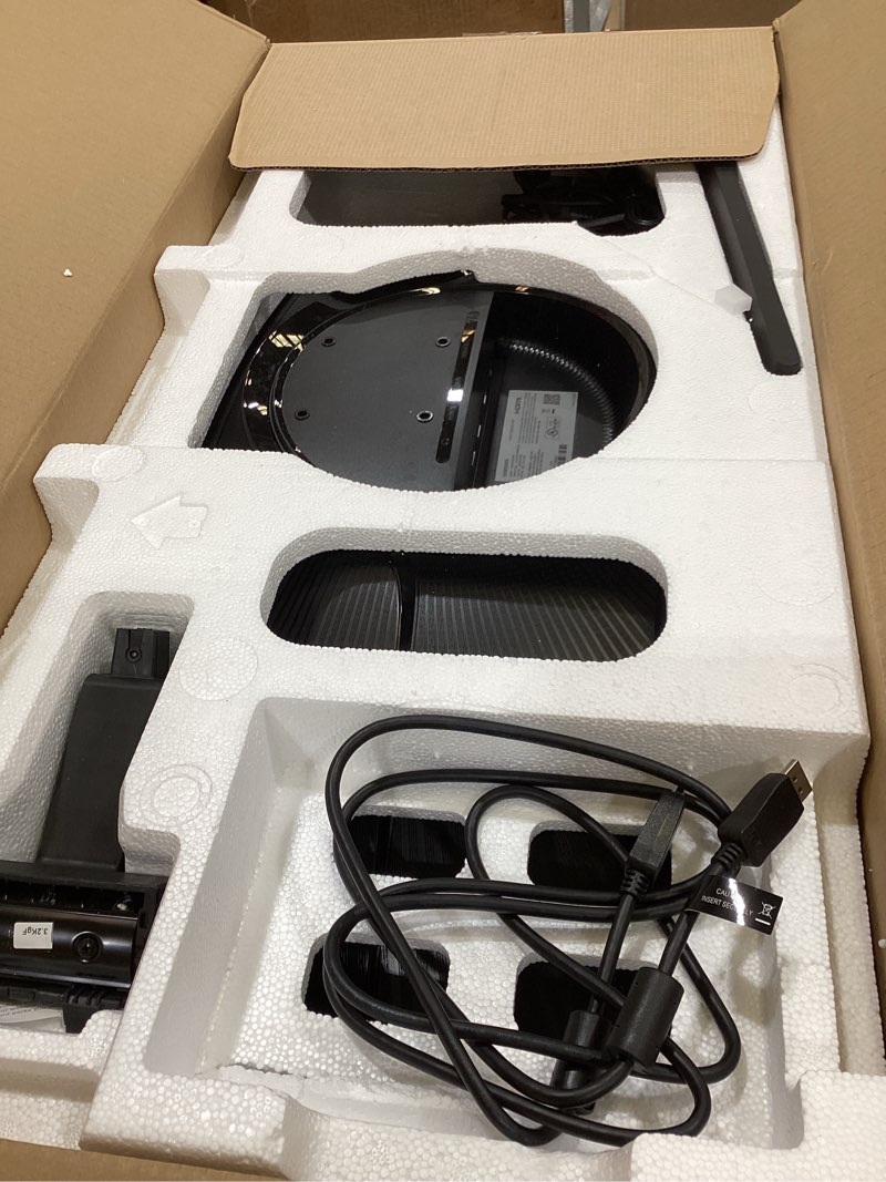 Condition photo showing As Is for samsung 34' odyssey g5 ultra-wide gaming monitor with 1000r curved screen, 165hz, 1ms, freesync premium, large display, eye comfort, multiple ports, wqhd, lc34g55twwnxza, black 34-inch curved wqhd resolution