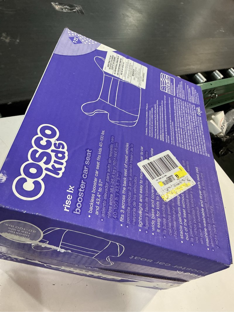 Condition photo showing New/Like New for cosco kids rise lx booster car seat, cameo rose