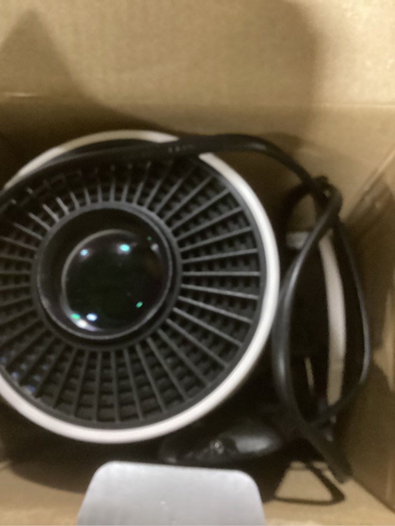 Condition photo showing New/Like New for Mini Projector Portable Proyector 4K Support, Native 720P Small Projector with 270° Rotatable Stand, Compatible with TV Stick/Smartphone/HDMI/USB for Bedroom/ Outdoor Camping (No WiFi or Bluetooth) White