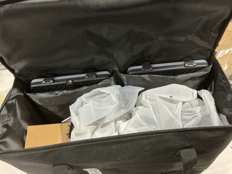 Condition photo showing Good Condition for 2 Pack Led Video Light Kit with Stand, Kmasic Photography Light Panel Built-in 8000mAh & LCD Display, 2200Lux 2500K-8500K Soft Studio Light for Video Recording Game Live Streaming YouTube TikTok 20W light with 63" Tripod