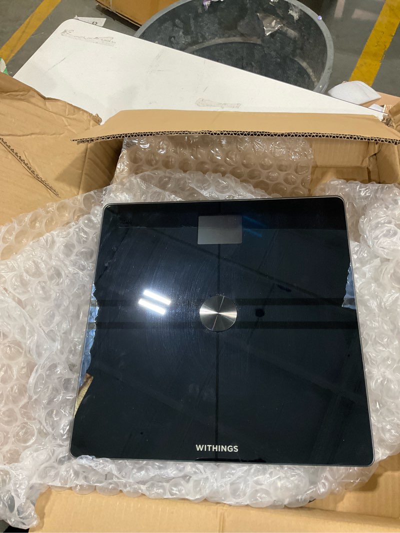 Condition photo showing Good Condition for WITHINGS Body Smart - Accurate Scale for Body Weight and Fat Percentage, Body Composition Wi-Fi and Bluetooth Weight Scale, Baby Weight Scale, Smart Scale Apple Health Compatible, Bathroom Scale