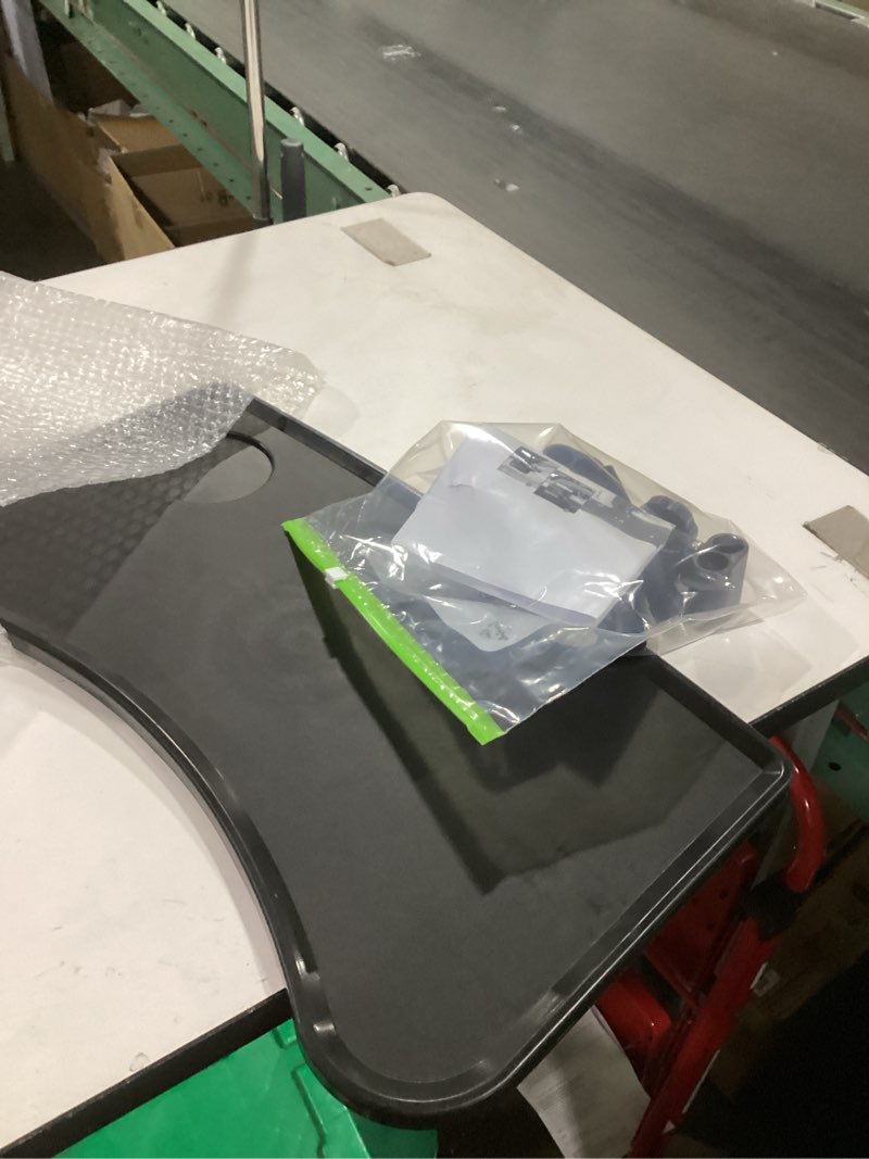 Condition photo showing As Is for EXCEART Wheelchair Tray Detachable Wheelchair Table Cup Holder Removable Portable Desk Accessories for Eating Reading Resting Mobility Aid Black