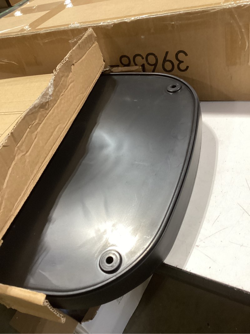 Condition photo showing Good Condition for Side Table with Wheels, End Table Living Room Plastic Mobile Sofa Side Table Small Night Stand Bedroom Black Black 1 Pack