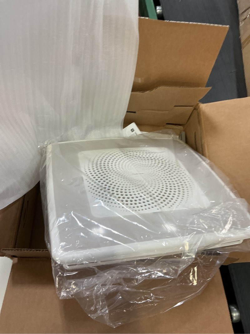 Condition photo showing Good Condition for Broan-NuTone AER110RGBL ChromaComfort 110 CFM Ventilation Fan with 24 Color Selectable LED, 1.5 Sones, ENERGY STAR Certified, White