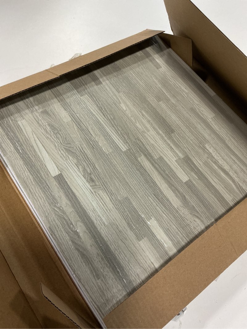 Condition photo showing Good Condition for Peel and Stick Floor Tile, Vinyl Plank Flooring, Natural Wood Look, Self Adhesive Durable and Waterproof for Transfer Bedroom, Kitchen, RV, Bathroom and Living Room, 35inÃ—6in,(10 PCS)