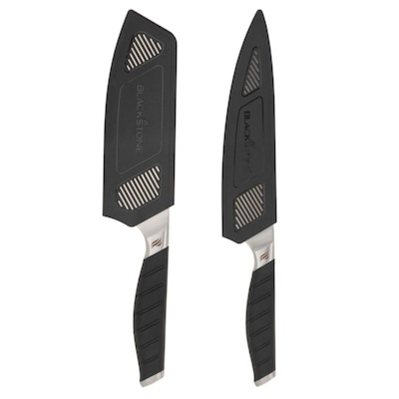 Blackstone Knives with Blade Covers 2 -Piece Stainless steel Tool set