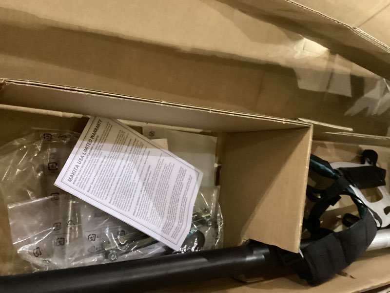 Condition photo showing As Is for Makita XAU02ZB 36V (18V X2) LXT® Brushless 10" Telescoping Pole Saw, 13' Length, Tool Only