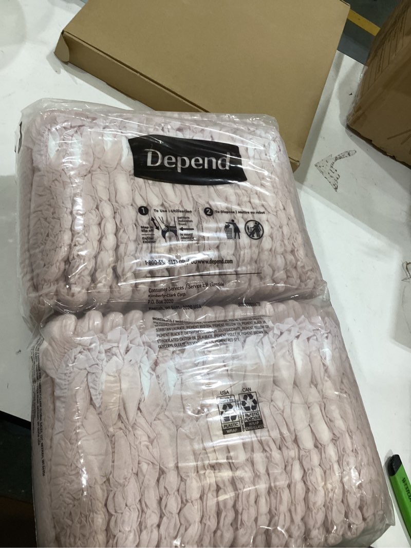 Condition photo showing As Is for adult diapers