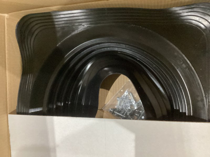 Condition photo showing As Is for VIVIDA #8 Silicone Metal Roof Pipe Boot, High Temp Flexible Roof Jack Vent Boot for Pipe OD 7" to 13", Roofing Screws & Hex Socket Included, Square Base, Black, 1 Pack #8 (Pipe OD 7" to 13") Black - Square Base (1 PCS)