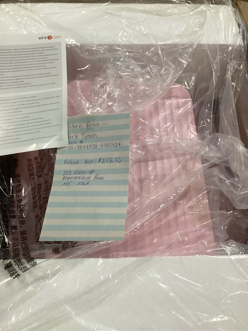 Condition photo showing New/Like New for HTVRONT Auto Heat Press Machine for T Shirts - Heat Press 15x15 with Auto Release - Heats Up Fast & Heat Evenly, Professional Heat Press Machines for HTV, Sublimation, Heat Transfer Projects Pink