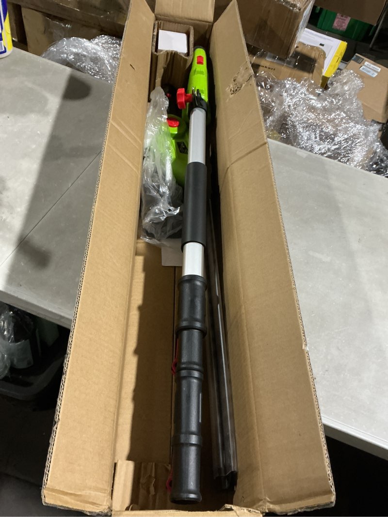 Condition photo showing Good Condition for vivosun 20" cordless pole hedge trimmer, 20v electric bush trimmer with 20” dual-action laser blade, adjustable cutting head, 0.55" cutting capacity, 2.0ah battery and fast charger included pole hedge trimmer with 20v battery (1 pack)